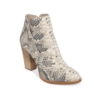 Vince Camuto Snakeprint Ankle Boot
